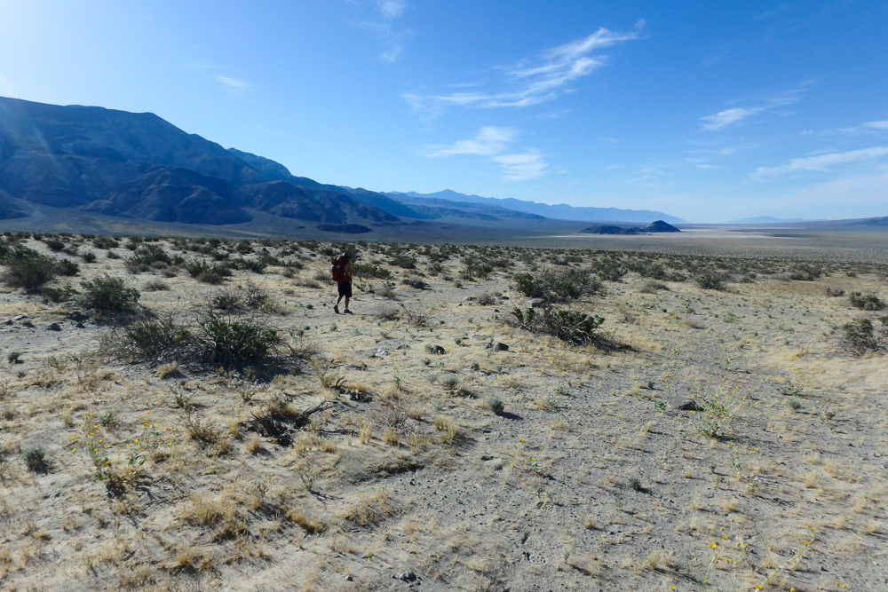 Backpack to Panamint Dunes, Death Valley National Park, California