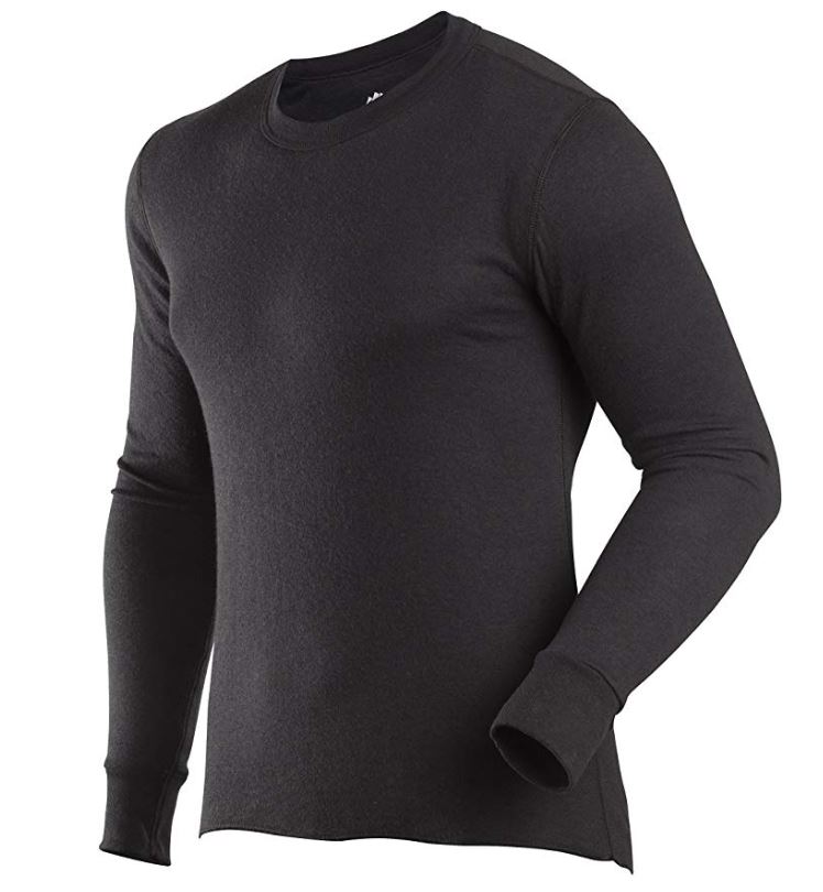 winter backpacking clothing male base layer