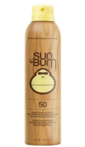 sunbum spray sunscreen winter backpacking