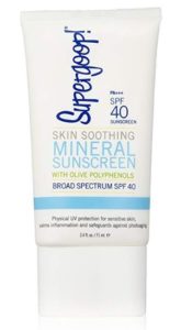 supergoop sunscreen winter backpacking