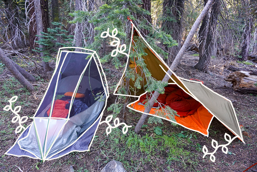 tarp tent camping cover